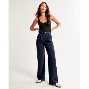Abercrombie Sloane Tailored Pant Navy Small